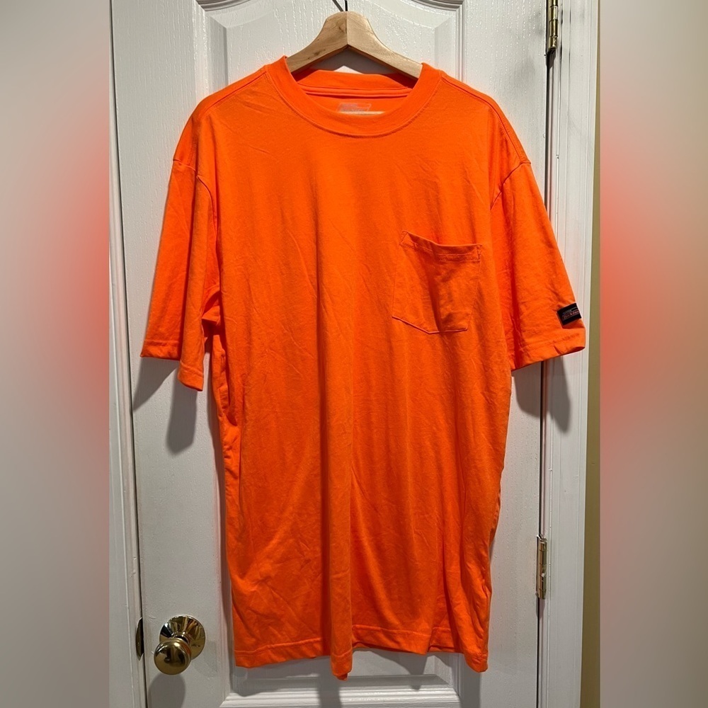 Dickies Bright Orange T-Shirt, Sz large tall
